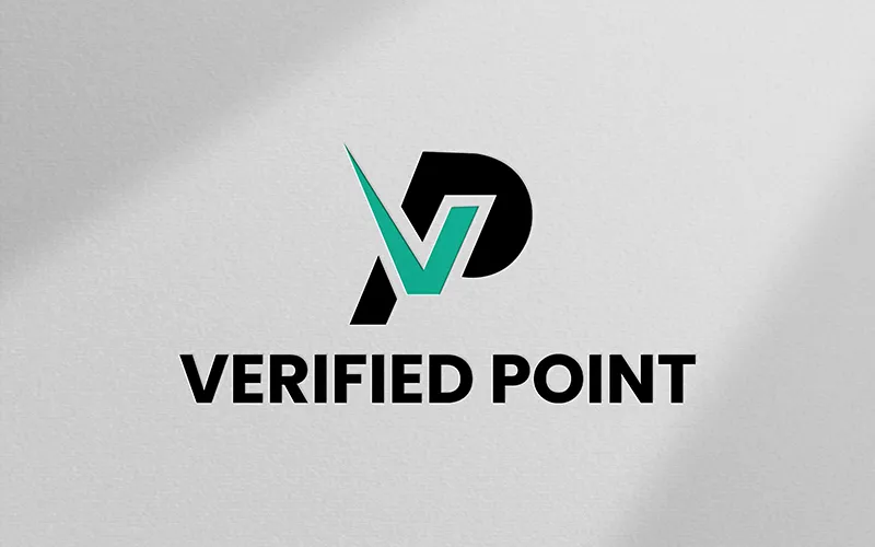 The Verified Point logo design